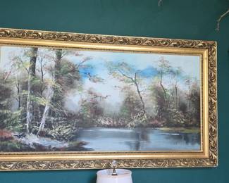 large oil on canvas 