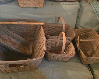 large collection of baskets Longaberger and more 