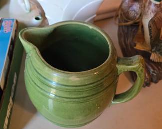 Large collection of pottery, Roseville, Mccoy, Hull, and more!!