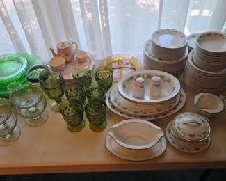 Fostoria and other China sets 