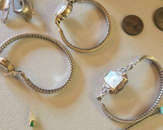 costume jewelry maybe some sterling 