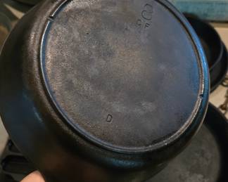 nice collection of Cast iron pans and more 