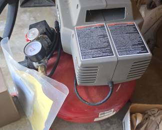 pancake air compressor almost new 
