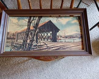 vintage oil on board 
