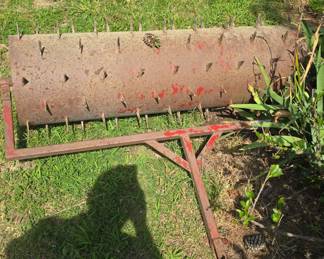 rocks, statues , concrete birdbaths and more yard art , planters etc.