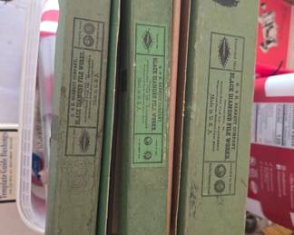 vintage black diamond files 