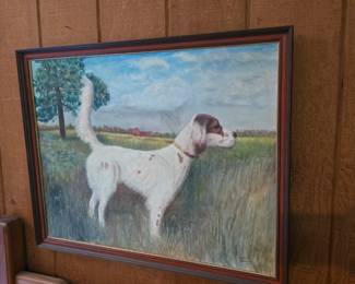 vintage oil on canvas original and signed 