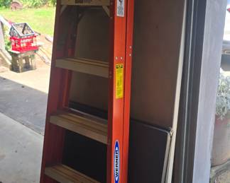Werner Fiberglass ladder almost new 
