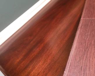 Top detail: Sideboard by Henkel Harris, w top pads and hidden compartment inside drawer