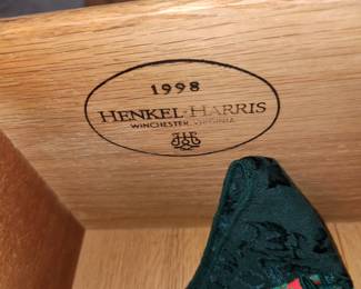 Sideboard by Henkel Harris, w top pads and hidden compartment inside drawer