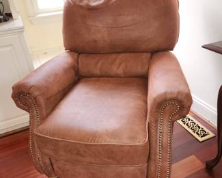 leather recliner by Lane