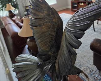 Jules Moigniez bronze eagle