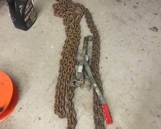 Chains and come a long