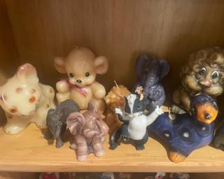 Vintage Candle Animals