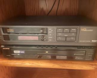 Vintage RCA HQ Stereo and Sony DVD/CD Changer