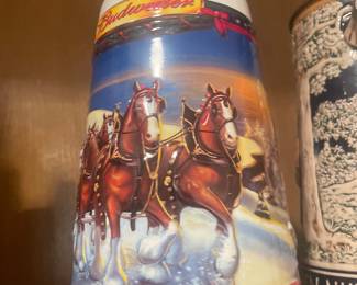 2002 Budweiser Holiday Stein