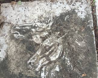 Embossed Horse Pavers