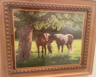 Quiet Moment-Horses by Persis Clayton Weirs