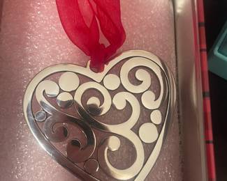 Brighton Christmas Heart Ornament