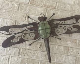 Dragon Fly Metal Hanging Wall art