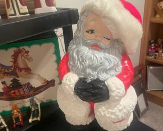 Vintage Winking Santa Mold
