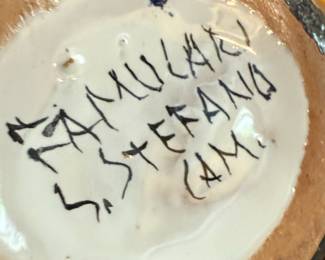 Famulari Santo Stefano Hand Painted Italian Rooster Pitcher