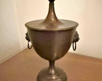 Brass Tone Urn - Made in Korea