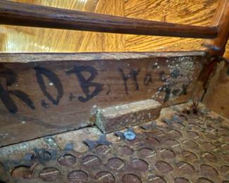 Spindle-Back Side Chair with Floral Needlepoint Seat