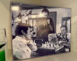 The Rockford Files Cast –James Garner, Stuart Margolin & Noah Beery Signed Reprint Photo