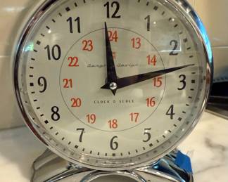 Bengt Ek Stainless Steel Clock & Scale