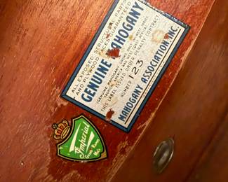 Imperial Mahogany Drop Leaf Pembroke Table