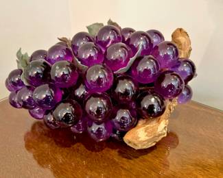Purple Lucite Grape Cluster