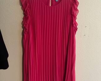Cece Pink Pleated Mini Dress – Size 2X