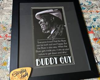 Autographed Buddy Guy Quote Photo
