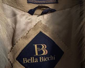 Bella Bicchi Tan Angora and Wool Women's Coat