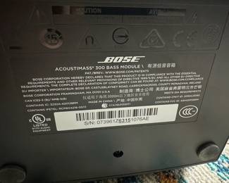 Bose Acoustimass 300 Bass Module