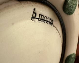 Brian Moore Ceramics Black & White Swirl Jar