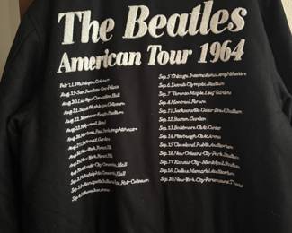 1964 The Beatles American Tour Black Bomber Jacket – Size XL