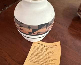Mesa Verde Navajo Pottery Vase