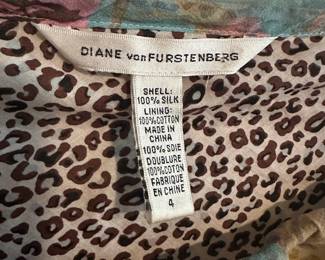 Diane Von Furstenberg India Print Mini Dress – Size 4
