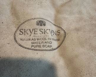Skye Skins Grey Sheep Skin Fur Rug