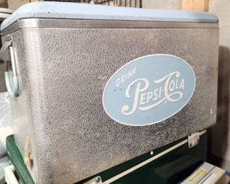 vintage pepsi cooler
