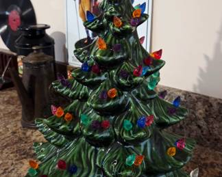 vintage ceramic christmas tree