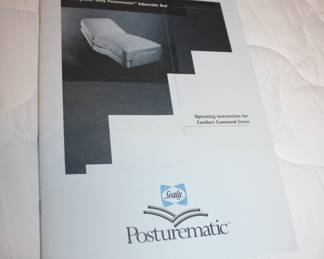 Posturematic single bed, almost new. 