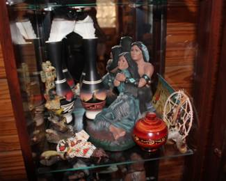 Lots of indian jewlery from the 40's and 50's, most sterling with stones. 