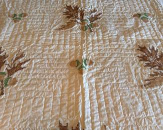 cross stitch quilt, queen size