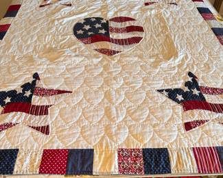 full size hand made quilt