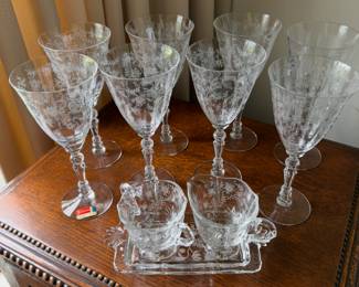 Fostoria "Chintz" pattern