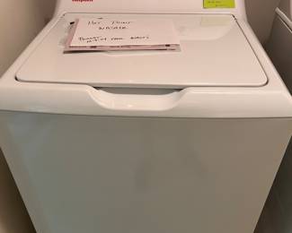 GE Hotpoint washer, used 4 months, basically NEW