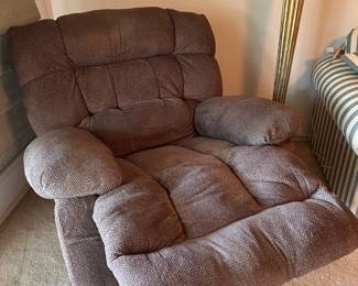 over-stuffed, super comfy recliner